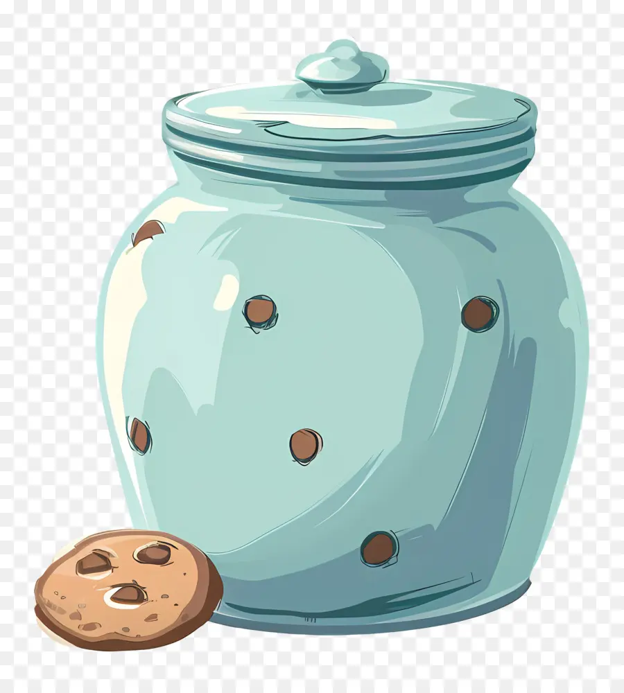 El Tarro De Las Galletas，Galletas Con Chispas De Chocolate PNG