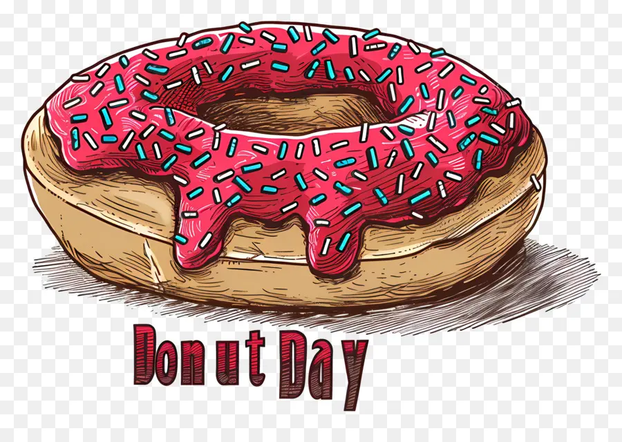 Día Nacional De Donas，Donut PNG