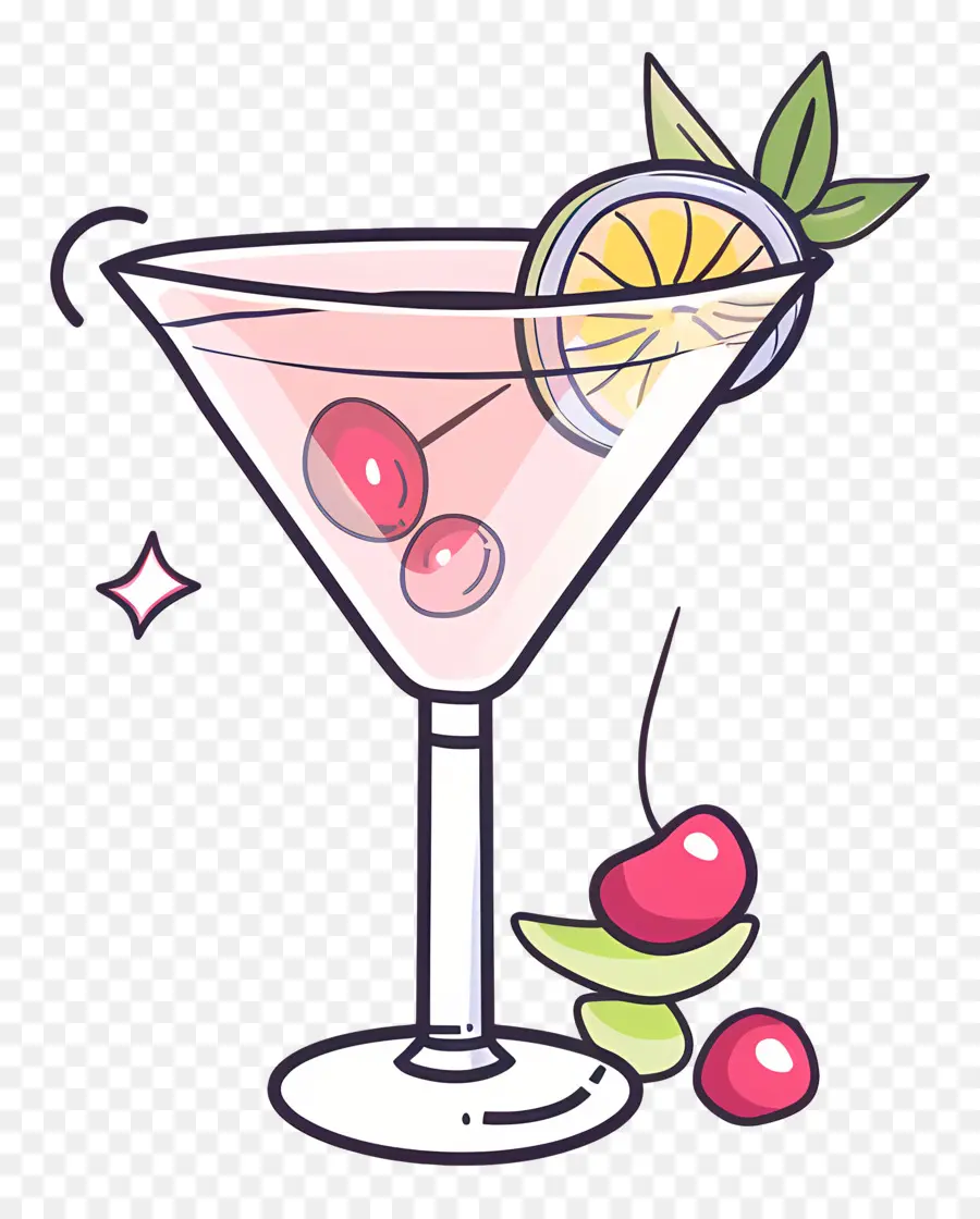 Coctel Rosa，Cóctel PNG