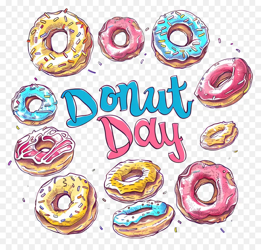 Día Nacional Del Donut，Rosquilla PNG