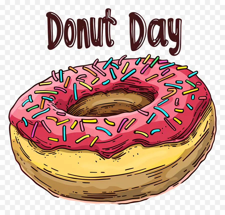 Día Nacional Del Donut，Rosquilla PNG