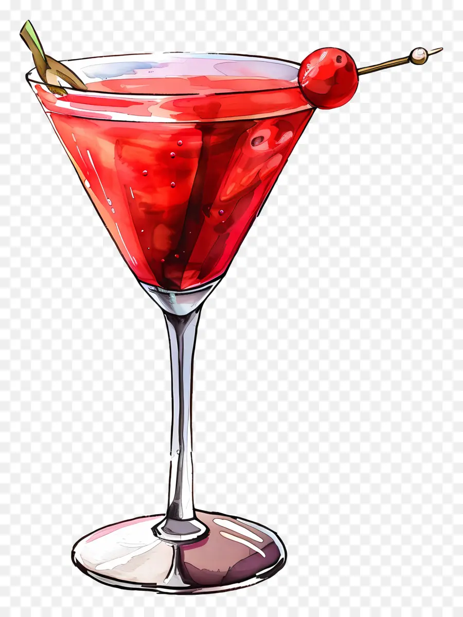 Rojo De Cóctel，Martini Rojo PNG