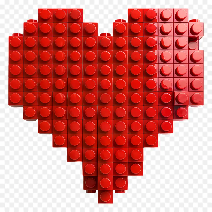 Corazón Rojo，Lego PNG