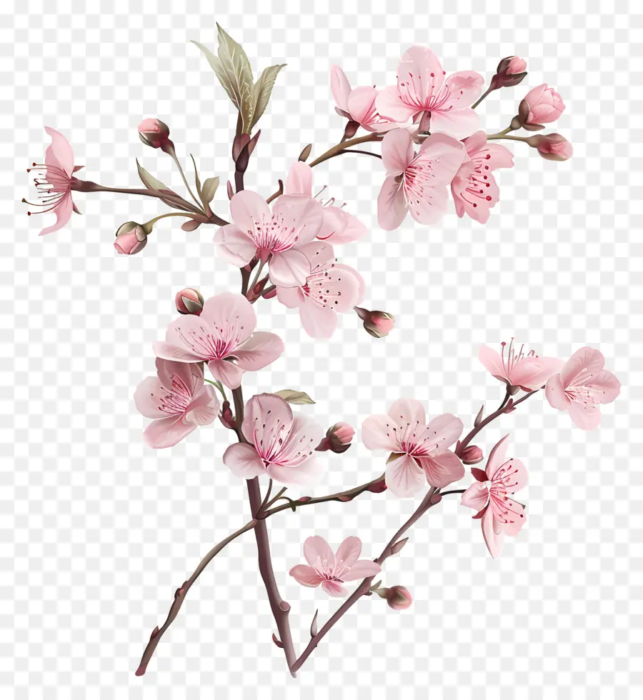 Sakura Flores，Flores Rosas PNG