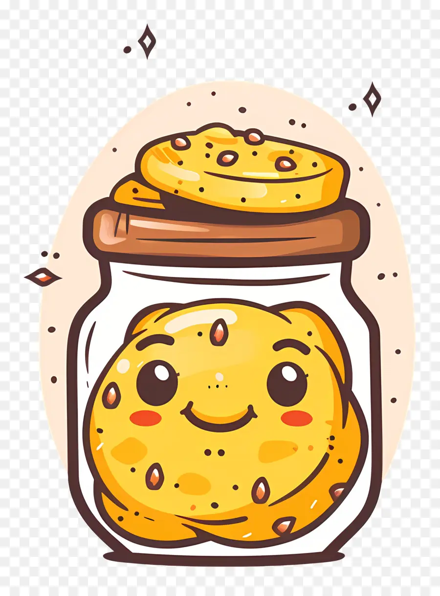 El Tarro De Las Galletas，Galleta De Dibujos Animados PNG