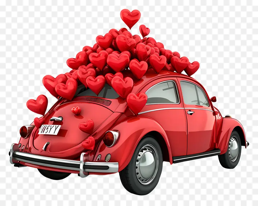 Encanta El Diseño，Beetle Rojo Volkswagen PNG