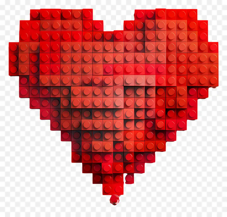 Corazón Rojo，Lego PNG