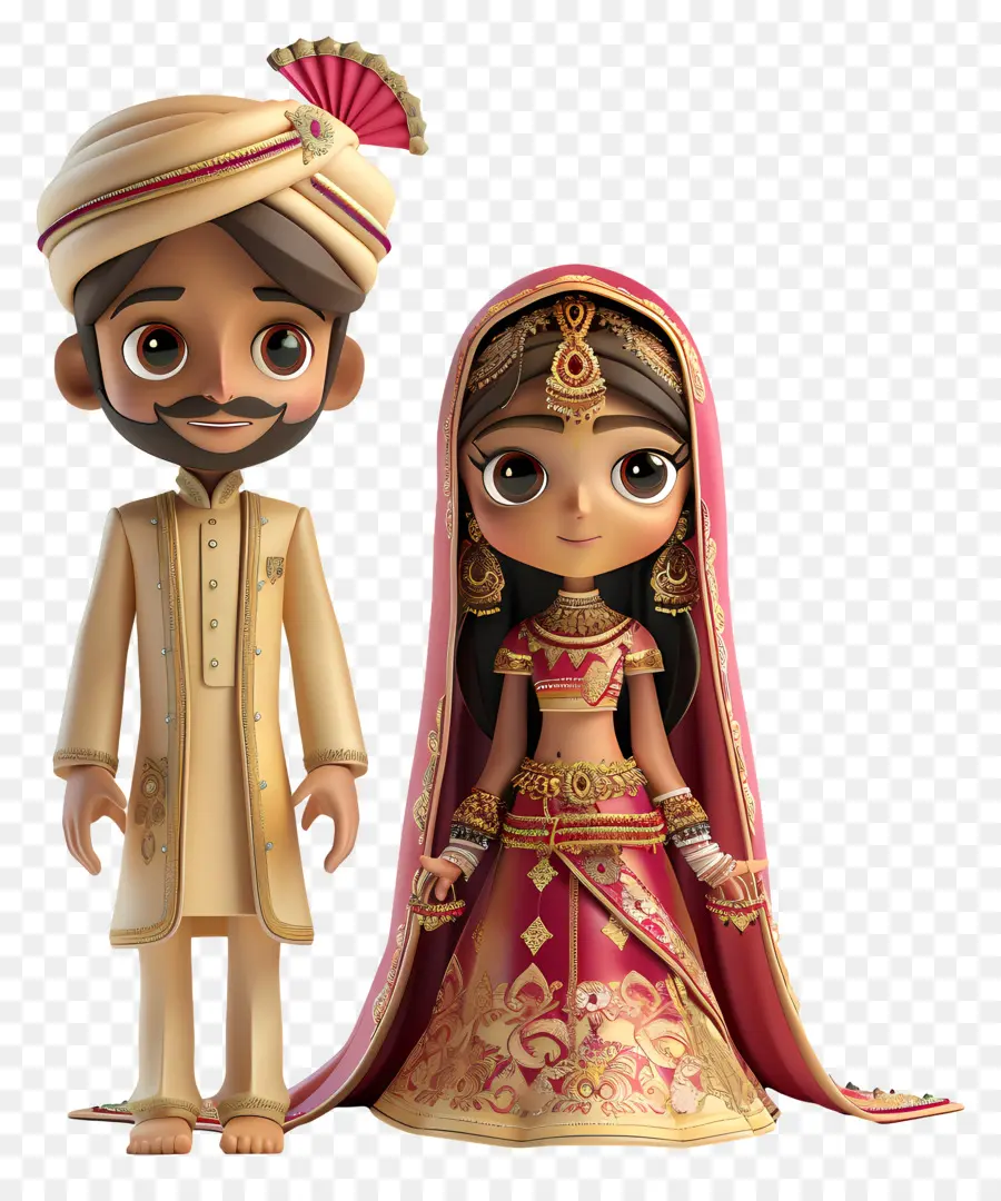 Boda India，Pareja PNG