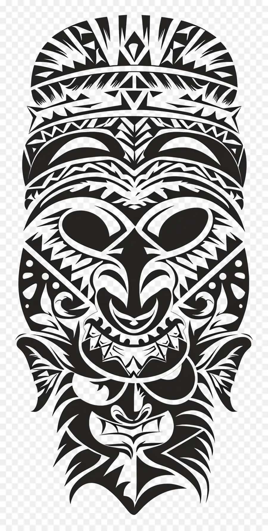 Tatuajes Polinesios，En Blanco Y Negro Del Tatuaje PNG