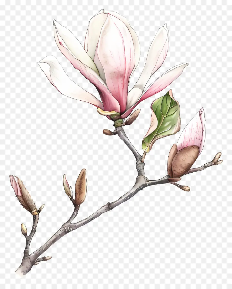 Brote De Magnolia，Magnolia Flores PNG