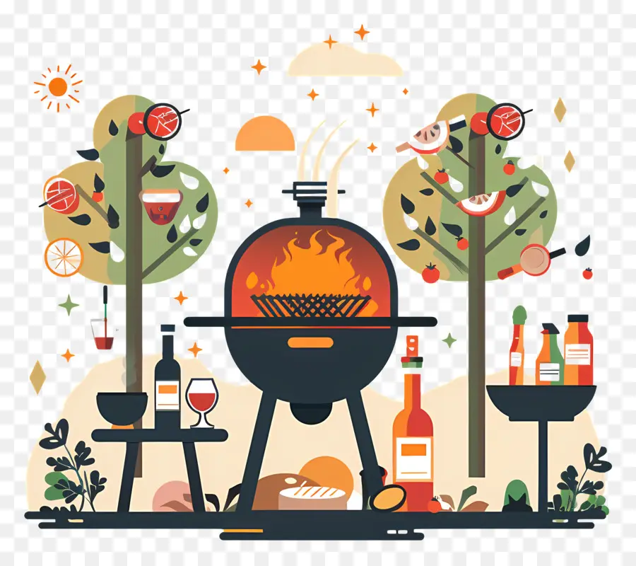 Bbq，Barbacoa Al Aire Libre PNG