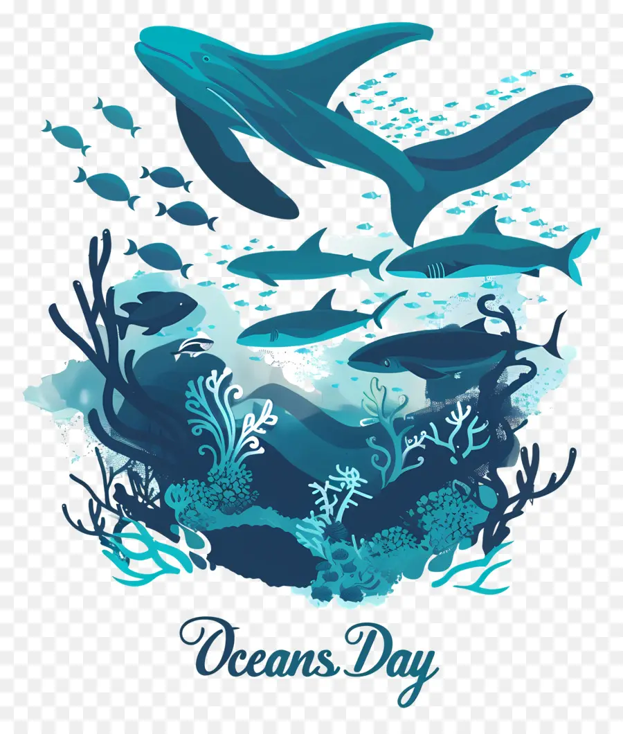 Día Mundial De Los Océanos，Vida Silvestre Del Océano PNG