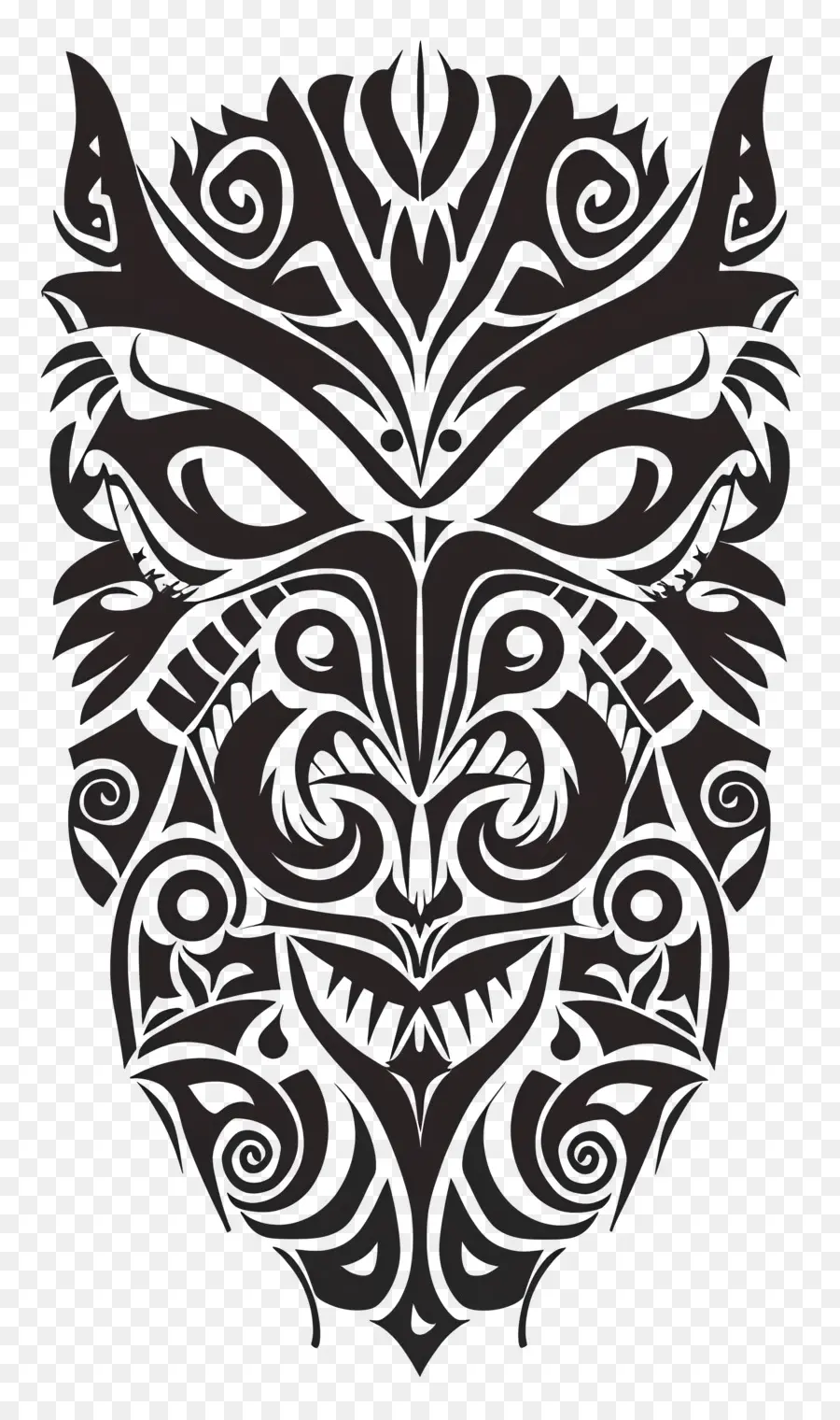 Tatuaje Maorí，Tatuaje Tribal PNG