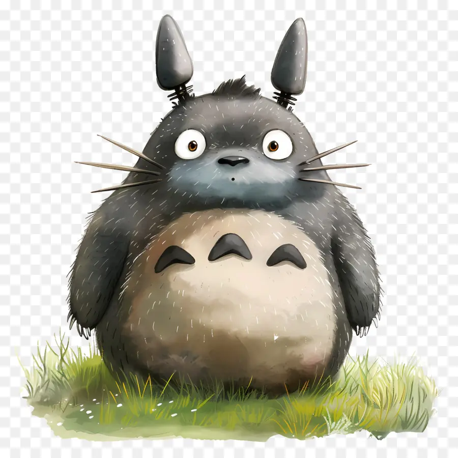 Totoro，Criatura De Dibujos Animados PNG