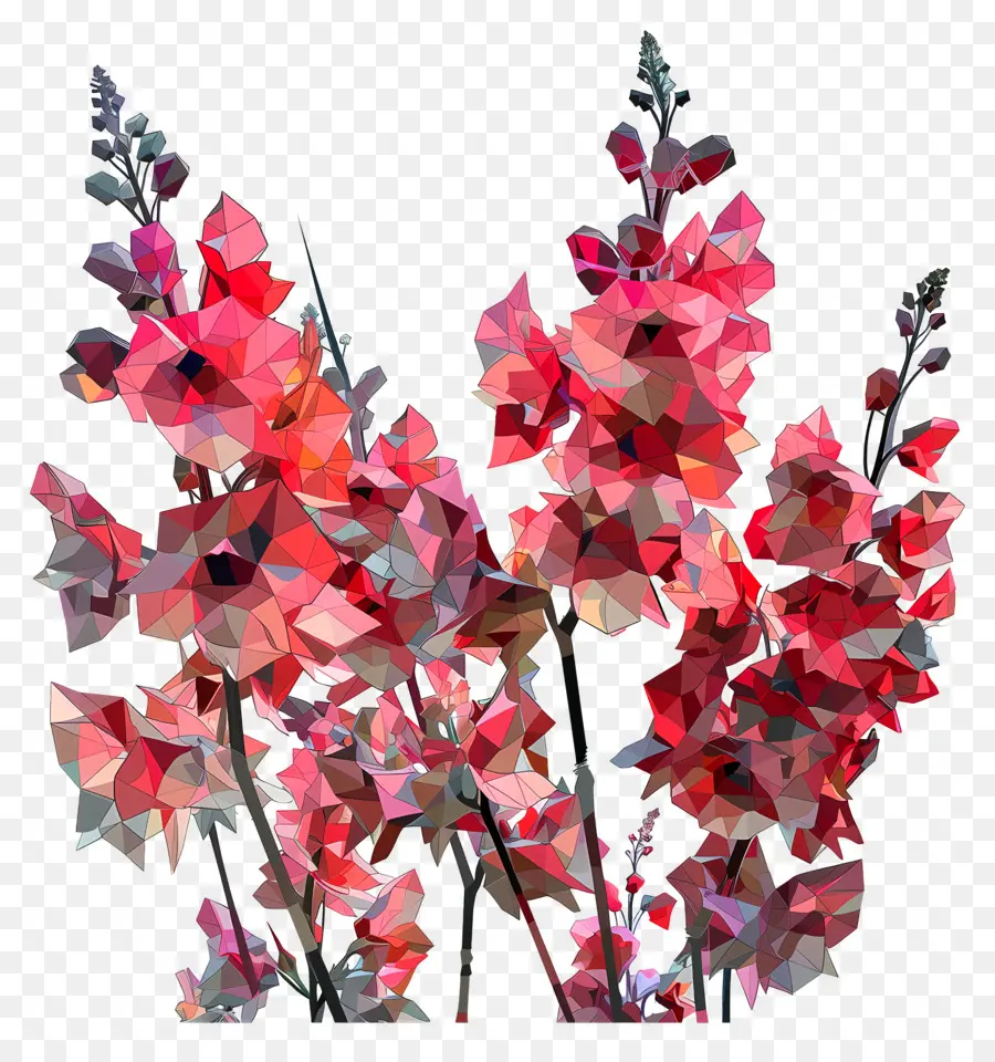 Digital De La Flor，Flores De Color Rosa PNG