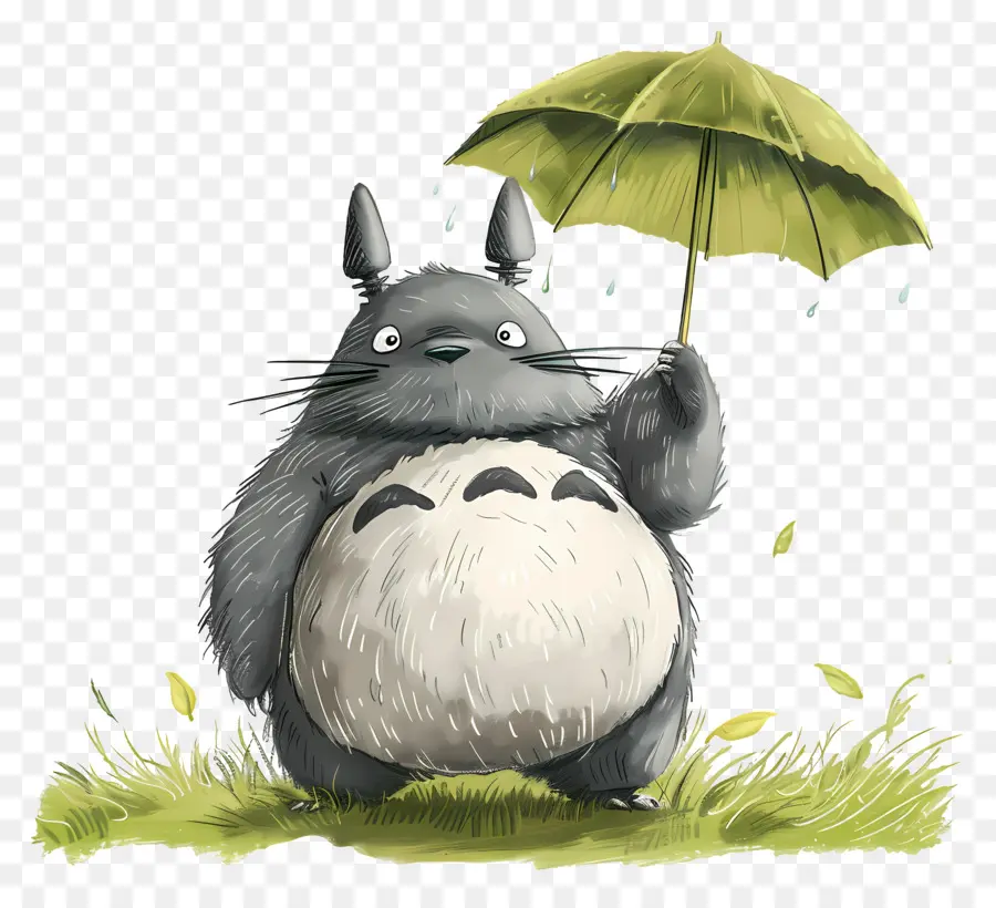 Totoro，Día De Lluvia PNG