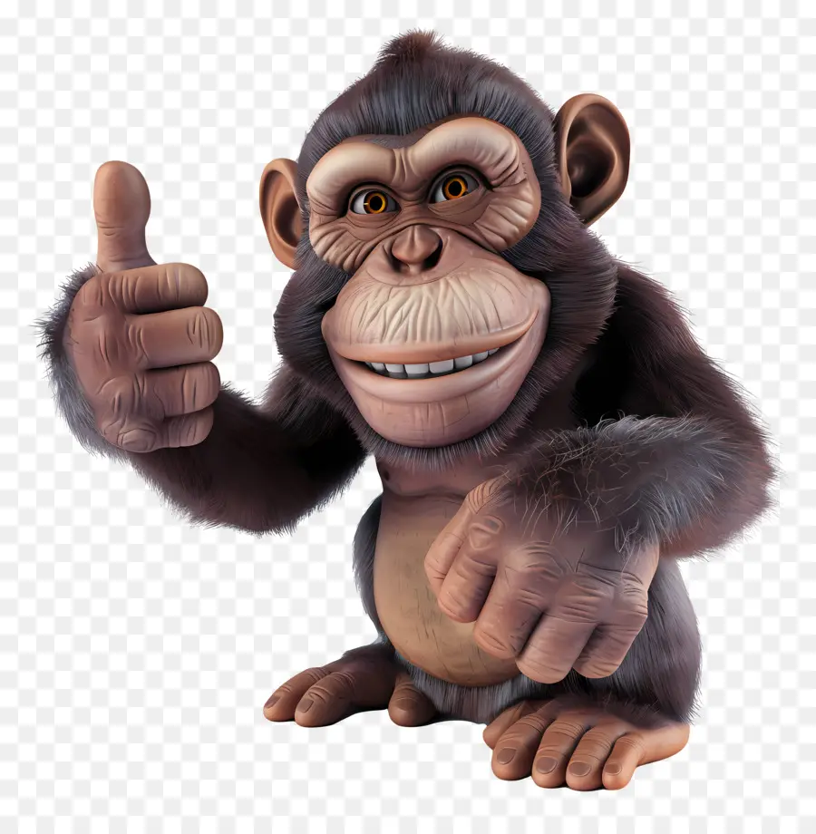 Pulgar Arriba，Chimpancé PNG