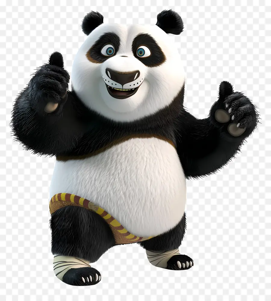 Pulgar Arriba，Panda PNG