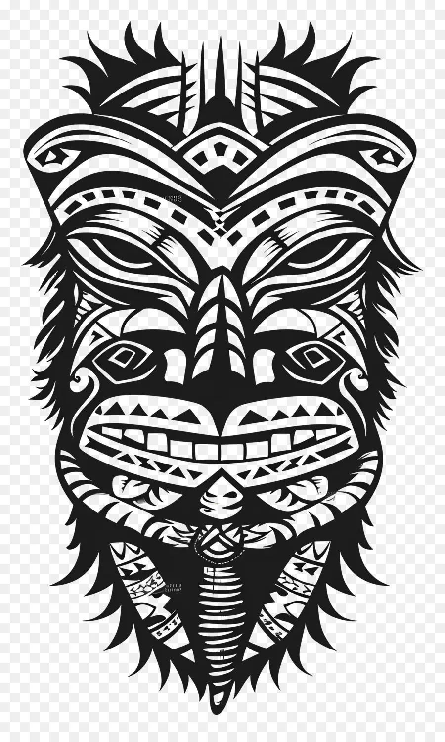 Tatuajes Polinesios，Tatuaje Tradicional PNG