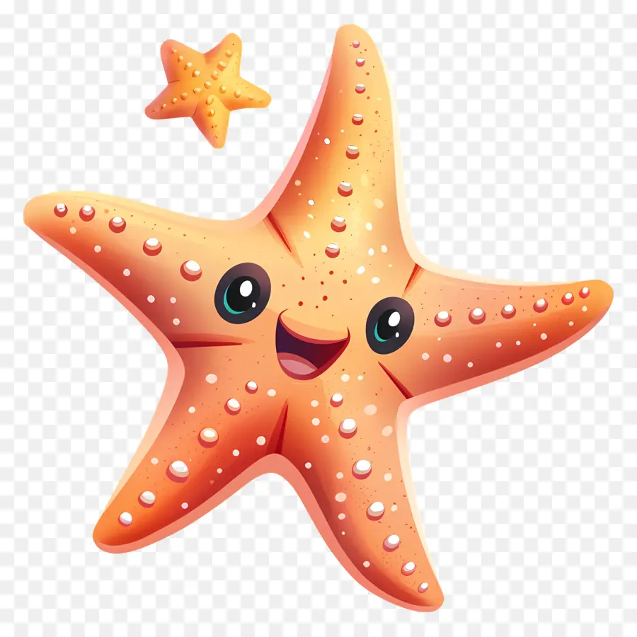 Lindo Estrellas De Mar，Estrella De Mar Animada PNG