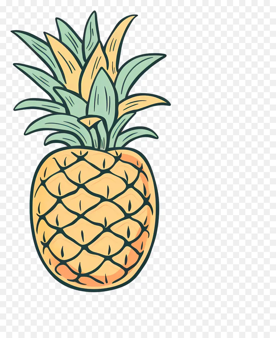 Piña，Piña Con Corazón PNG