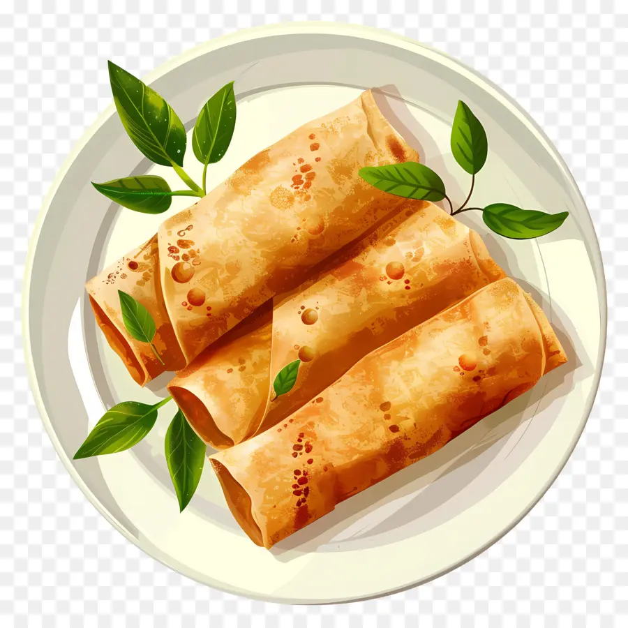 Dosa Indio，Rollitos De Primavera PNG