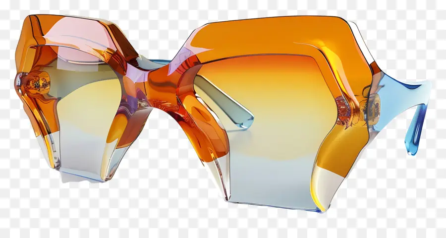 Diseño De Gafas De Sol，Gafas De Plástico Transparentes PNG