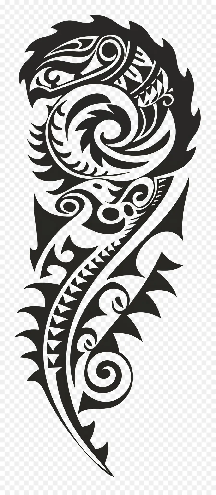 Tatuaje Maorí，Tatuaje De Tiburón PNG