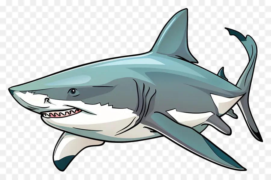 Tiburón Toro，Gran Tiburón Blanco PNG