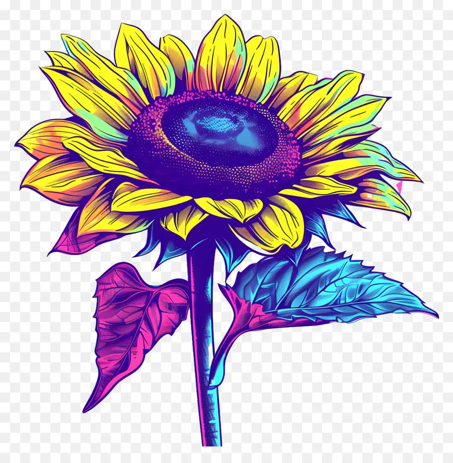 Girasol De Vaporwave，Vaporwave PNG