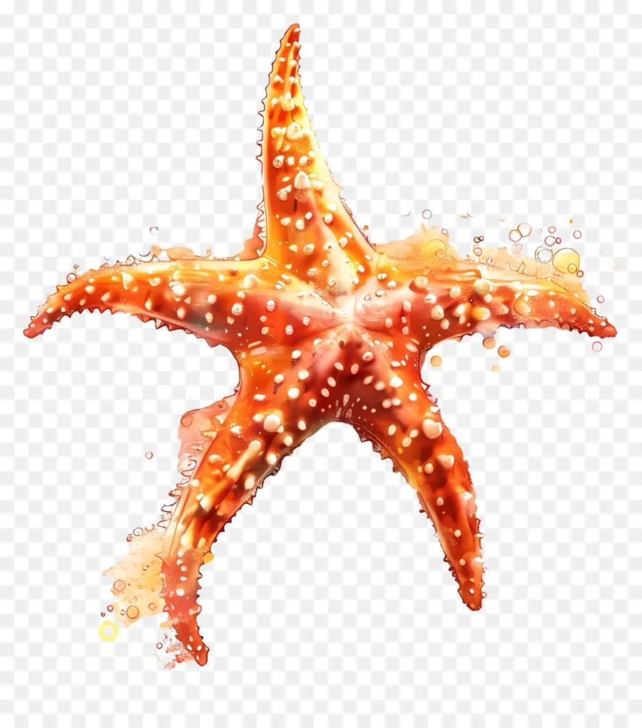 Lindo Estrellas De Mar，Estrella De Mar Animada PNG