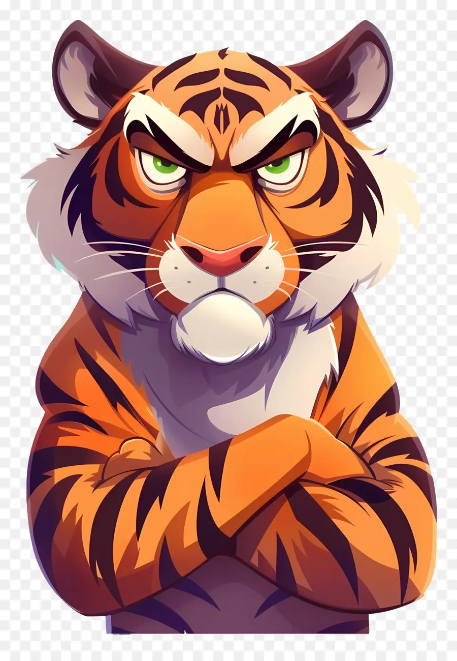 Emoji，Cartoon Tiger PNG