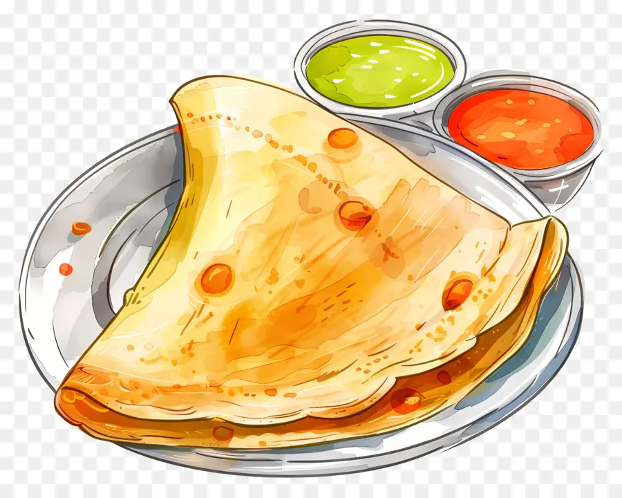 Indian Dosa，Dosa PNG