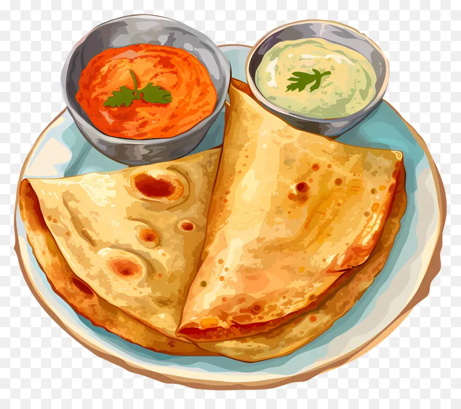 Indian Dosa，Dosa PNG