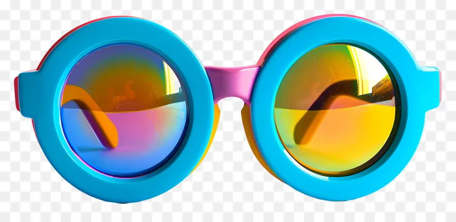 Diseño De Gafas De Sol，Arco Iris De Las Gafas De Sol PNG