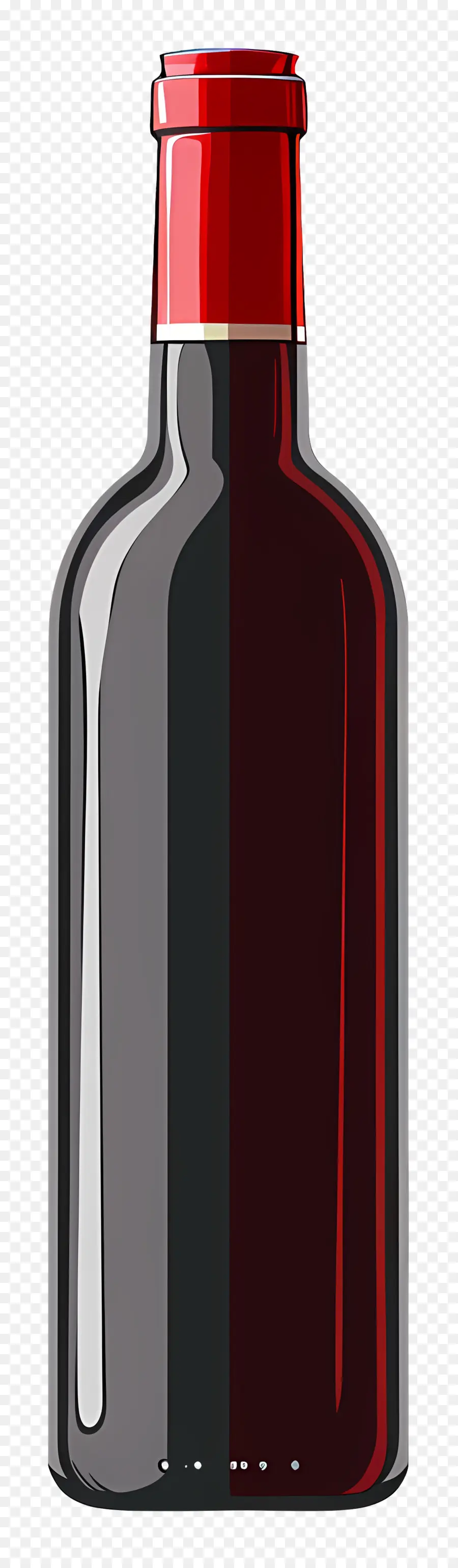 Botella De Vino，Botella De Vidrio Rojo PNG