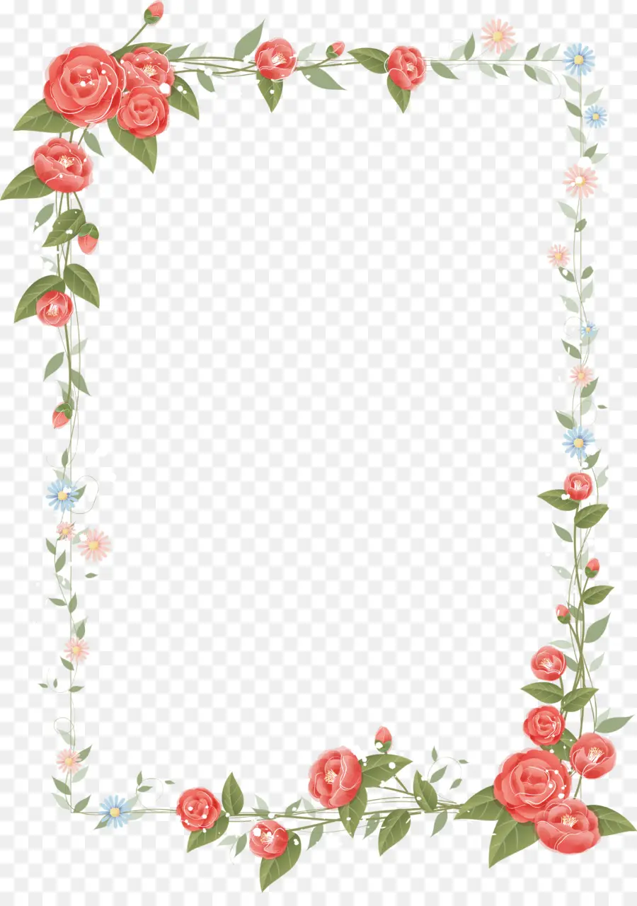 Patrón Islámico De Borde Floral，Impresión Floral PNG