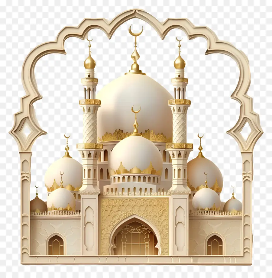 Eid Al Adha，Mezquita Blanca PNG