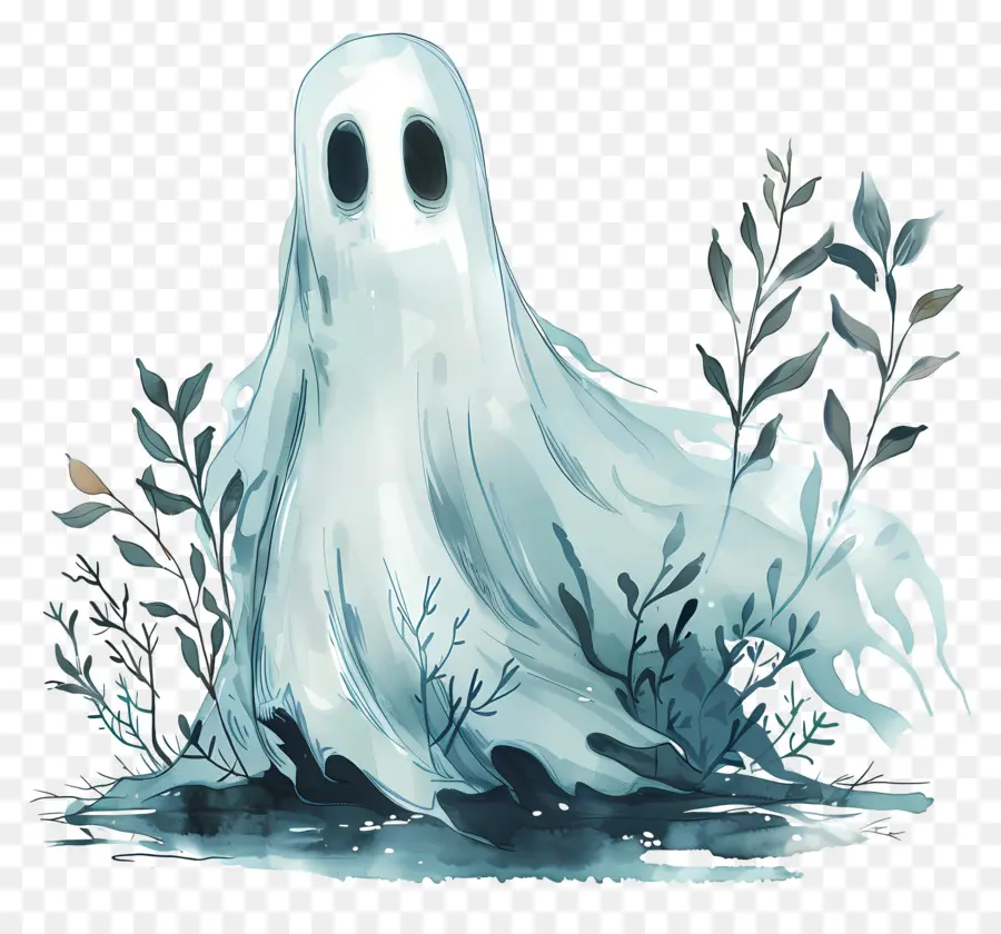 Fantasma，Azul PNG