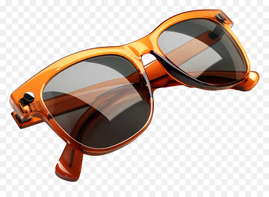 Diseño De Gafas De Sol，Gafas De Sol De Naranja PNG