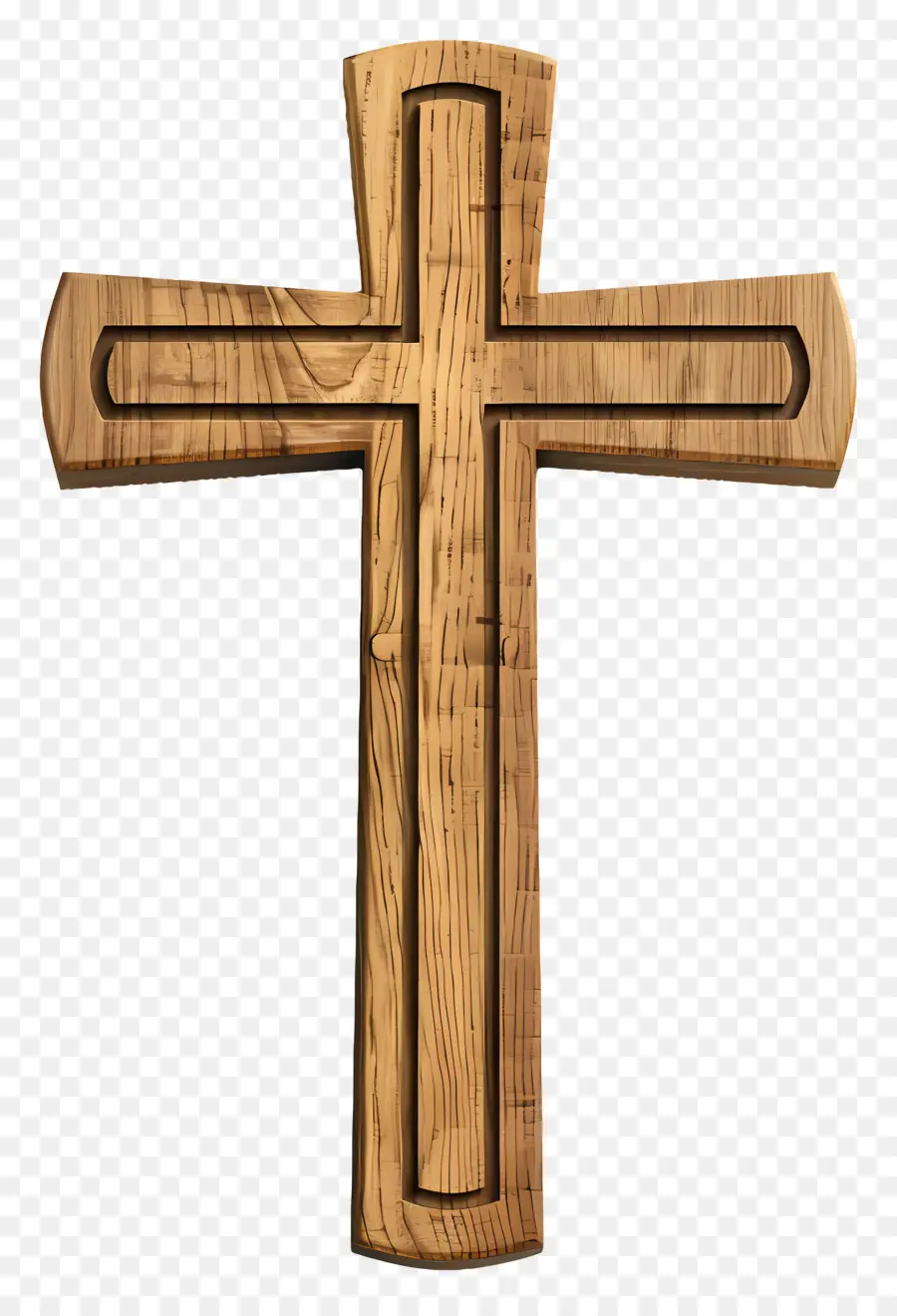 Cruz Cristiana，Cruz De Madera PNG