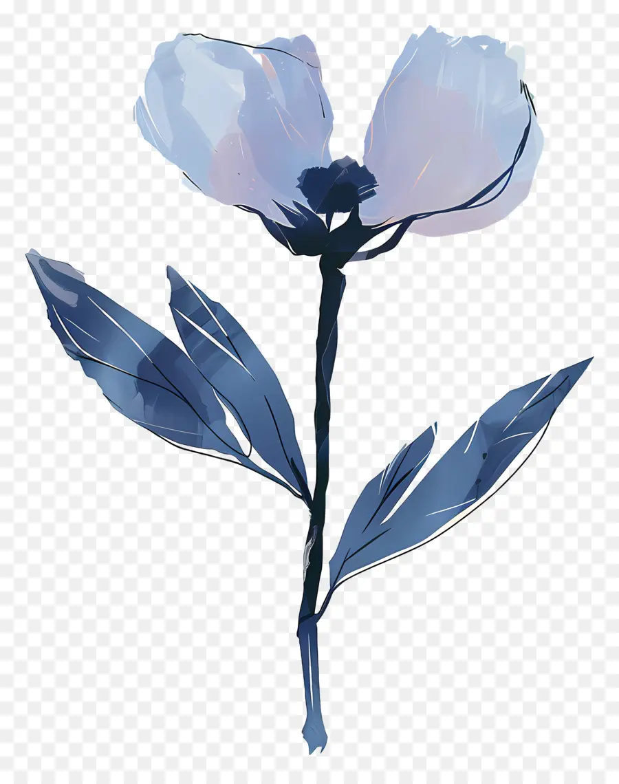 Flor，Flor Azul PNG