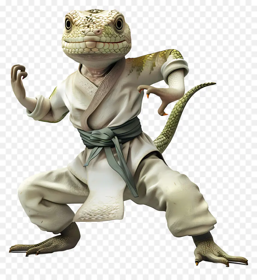 Kung Fu，Lagarto PNG