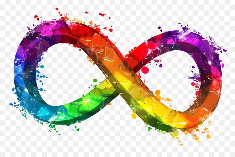 El Día Del Orgullo Autista，Símbolo De Infinito PNG