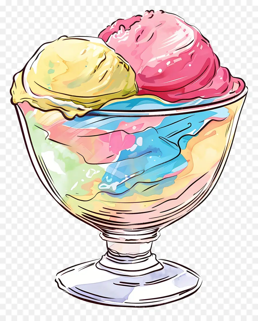 Tazón De Helado，Helado PNG