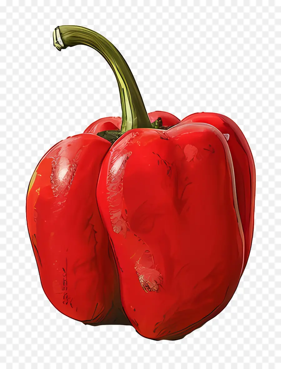 Red Bell Pepper，El Ají Dulce PNG