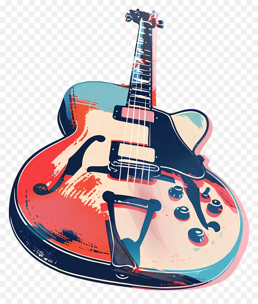 Guitarra，Vintage Guitarra PNG