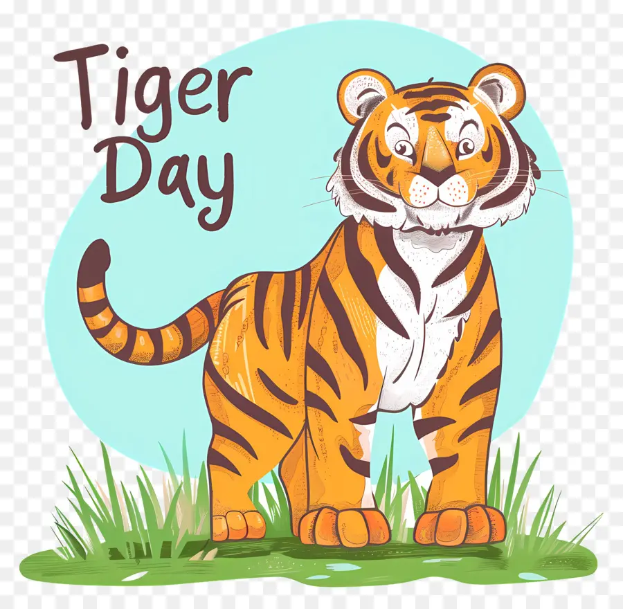 Día Internacional Del Tigre，Tigre De Dibujo PNG