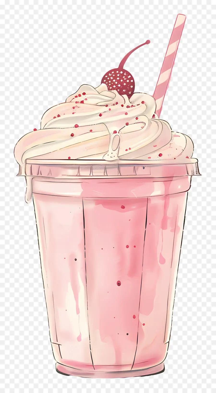 Batido De，Bebida Rosa PNG