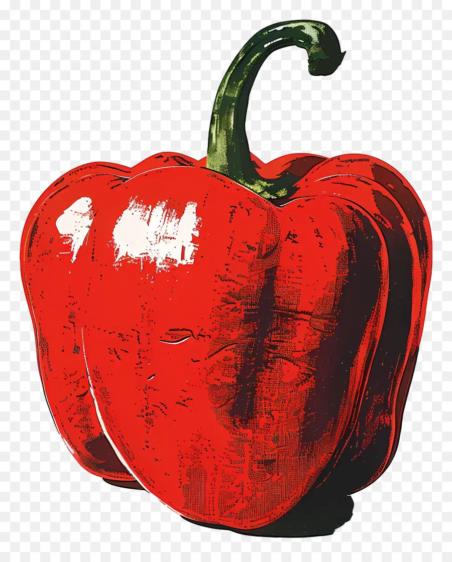 Red Bell Pepper，El Ají Dulce PNG